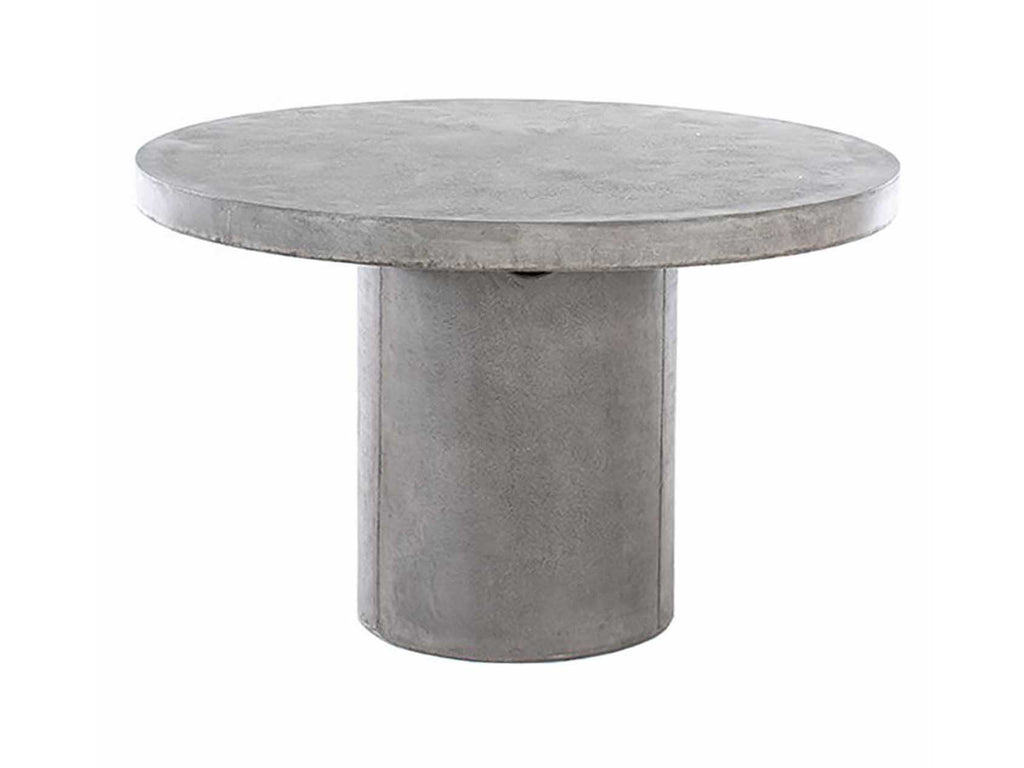 Cement round deals table outdoor