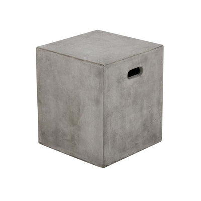 Zen Outdoor Concrete Square Stool