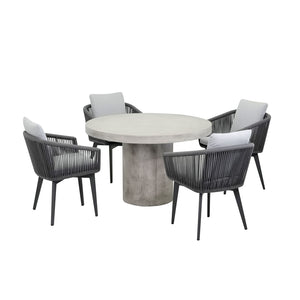 Zen 120 cm Table Truro Chair Outdoor Dining Setting