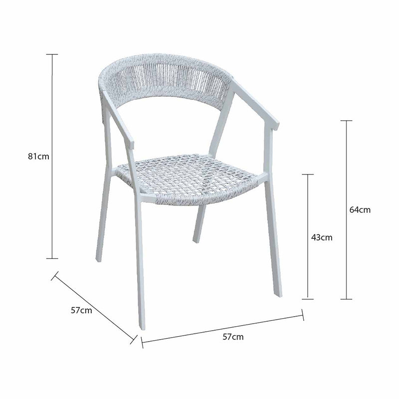 [Clearance] Auto Wicker Outdoor Wicker Dining Chair at Pymble (PYM)