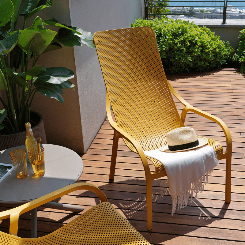 Nardi Net Outdoor Resin Balcony Lounge Chair Outdoor Furniture Outdoor Lounge