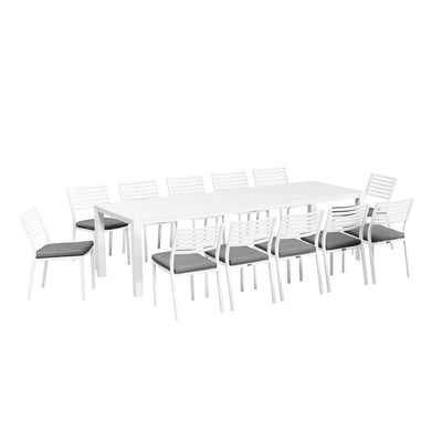 Vernon 270 cm Table Coda Chair Outdoor Dining Setting