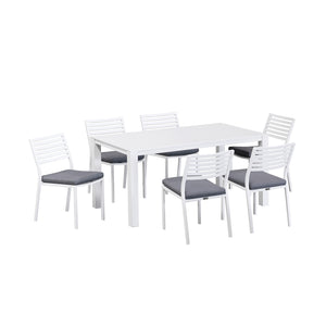 Vernon 160 cm Table Coda Chair Outdoor Dining Setting