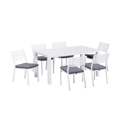 Vernon 160 cm Table Coda Chair Outdoor Dining Setting