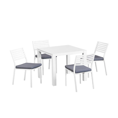 Vernon 90 cm Table Coda Chair Outdoor Dining Setting