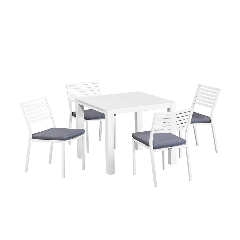 Vernon 90 cm Table Coda Chair Outdoor Dining Setting