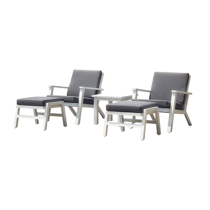 Cortona Outdoor Aluminium 5 PCS Balcony Setting