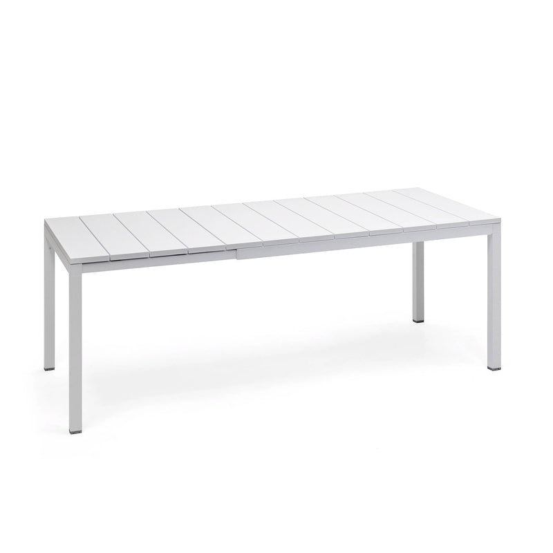 White 140/210 cm sleek aluminium Nardi &