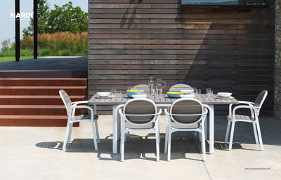 Nardi Alloro Table Palma Chair Outdoor Dining Setting 7PC