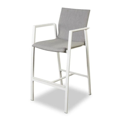 Modern TERRITORY Outdoor Furniture bar stool with robust Aluminium frame and comfortable foam-filled seat