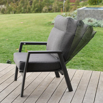 Hamilton Outdoor Furniture sofa, made of Aluminium and UV-resistant fabric, perfect as Outdoor Chairs