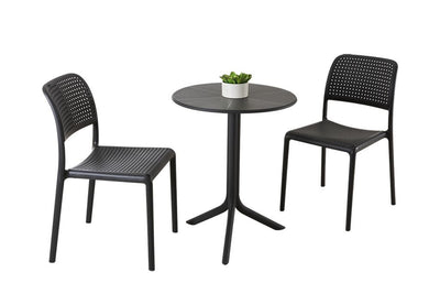 Nardi Spritz Table Bora Armless Chair Outdoor Balcony Setting 3PC
