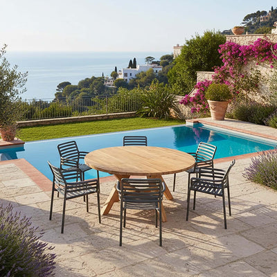 Grace Table Doga Dining Armchair Outdoor Dining Setting