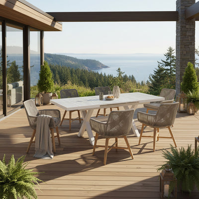 Clifton Table Armenia Chair Outdoor Dining Setting