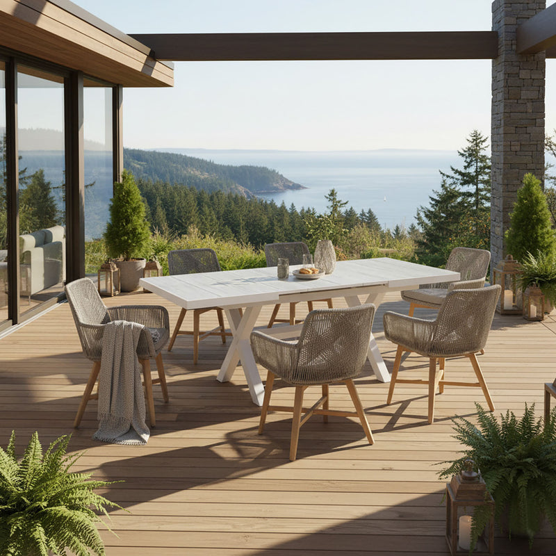 Clifton Table Armenia Chair Outdoor Dining Setting