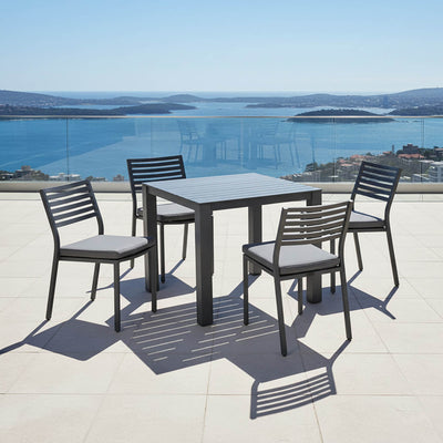 Vernon 90 cm Table Coda Chair Outdoor Dining Setting
