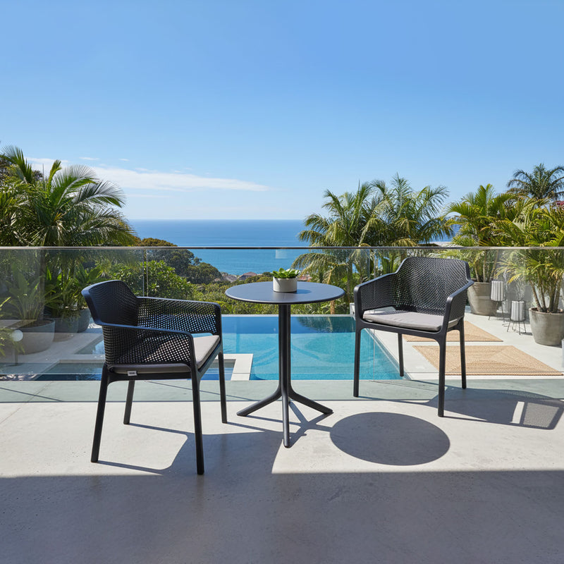 Nardi Spritz Table Net Chair Outdoor Balcony Setting