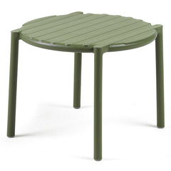 Designer Raffaello Galiotto's Doga Range outdoor furniture set, featuring a concrete table and recyclable resin chairs.