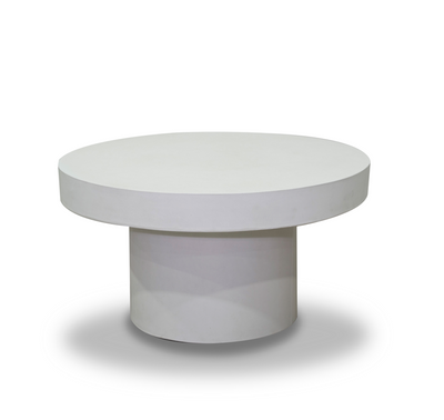 Zen Round Outdoor Concrete Round Coffee Table 90 cm