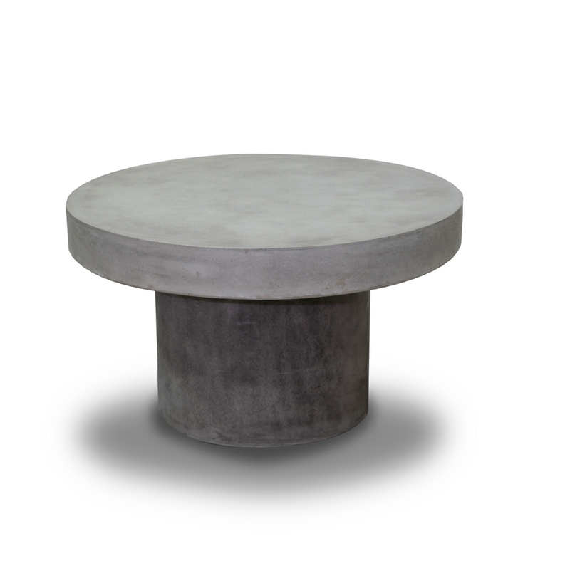 Zen Round Outdoor Concrete Round Coffee Table 66 cm