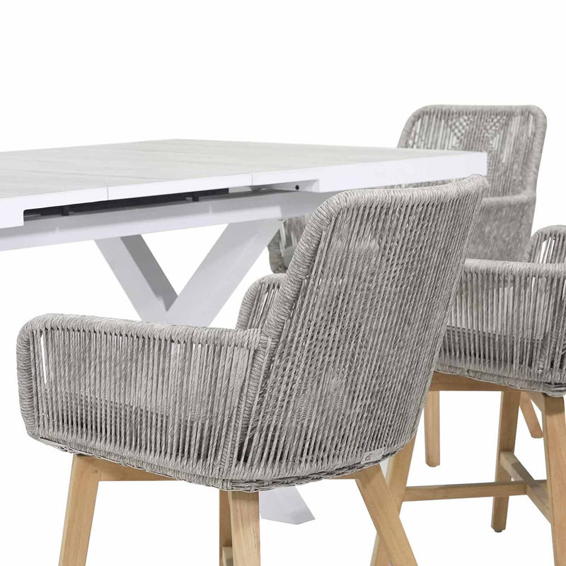 Clifton Table Armenia Chair Outdoor Dining Setting