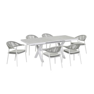 Clifton Table Windsor Chair Outdoor Dining Setting