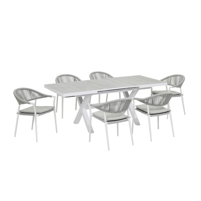Clifton Table Windsor Chair Outdoor Dining Setting