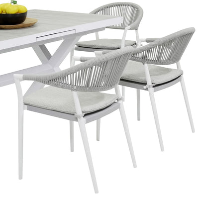 Clifton Table Windsor Chair Outdoor Dining Setting