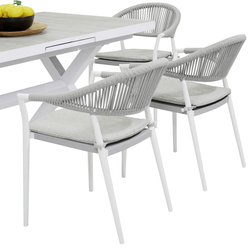 Clifton Table Windsor Chair Outdoor Dining Setting