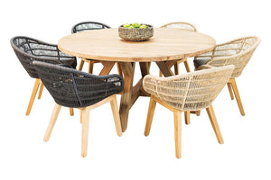 Grace Recycled Teak Dining Setting