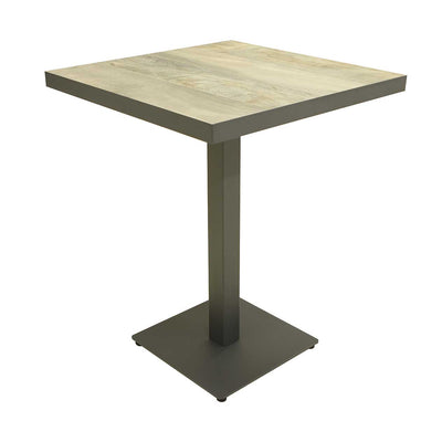 Clifton Outdoor Ceramic Square Bar Table 80 cm