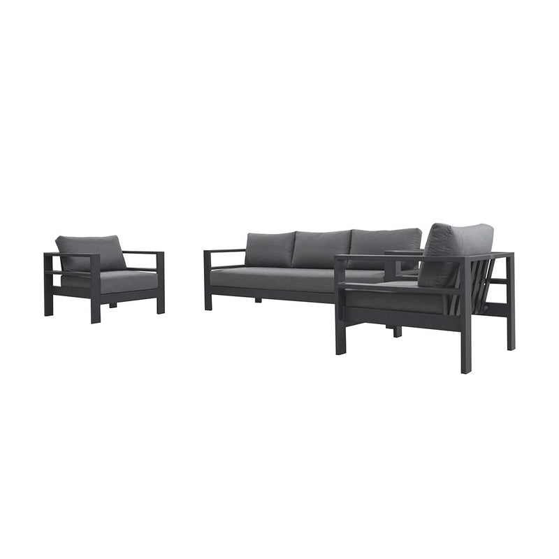 Albury 5 Seater Outdoor Aluminium Lounge