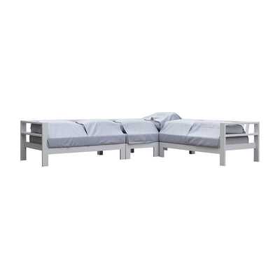 Albury 6 Seater Outdoor Aluminium Modular Lounge