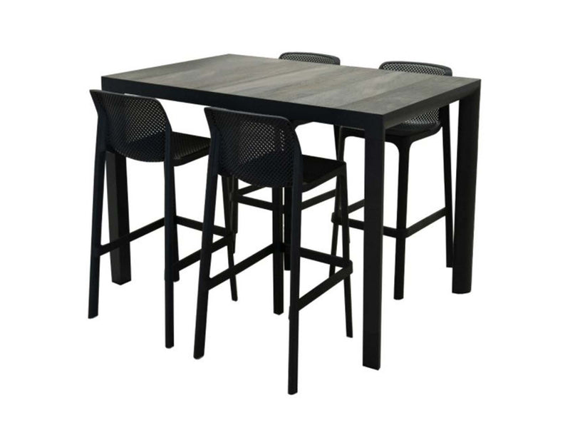 Clifton Table Nardi Net Stool Outdoor Bar Setting 5PC