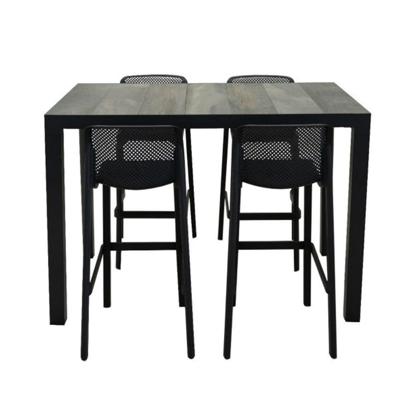 Clifton Table Nardi Net Stool Outdoor Bar Setting 5PC