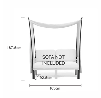 Nardi Komodo Outdoor Fabric Sunshade Only (for 2-Seater Lounge)