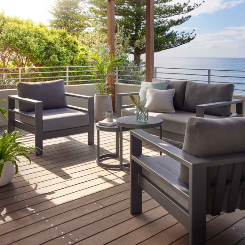 Albury 4 Seater Outdoor Aluminium Lounge